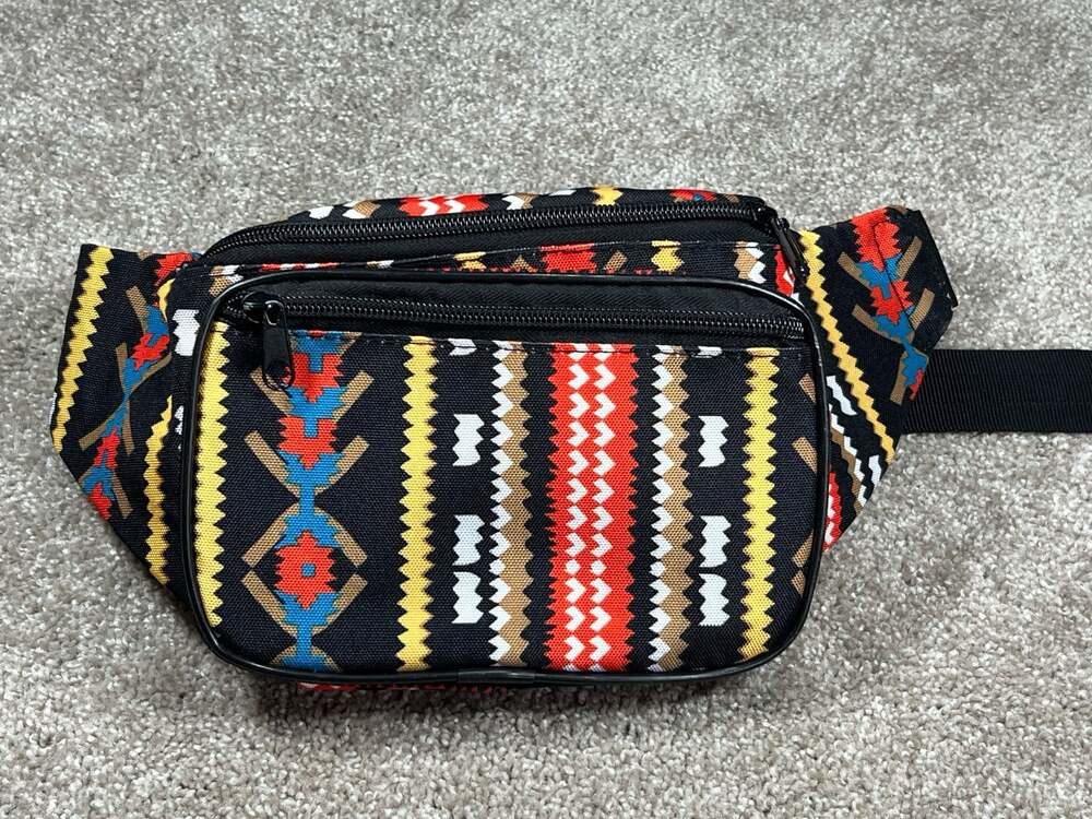 Sojourner Bags Geometric Pattern Fanny Pack Waist Bag